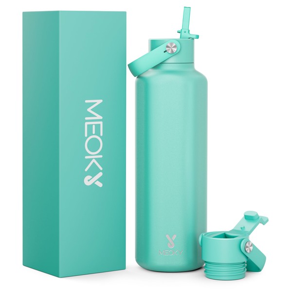 Men Metal Water Bottle for Sports: 710ml Stainless Steel Water