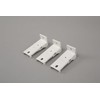 Ezcasch Curtain Track Mounting Accessories for Ceiling Curtain Track, White
