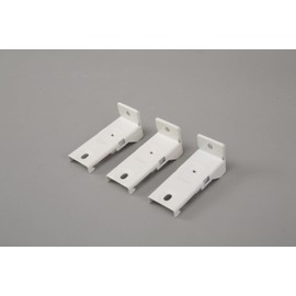 Ezcasch Curtain Track Mounting Accessories for Ceiling Curtain Track, White