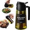 2-in-1 Olive Oil Sprayer for Cooking – 16 oz Glass