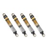 LAFEINA 4PCS Aluminum Threaded Shock Absorber Oil Damper for 1/12