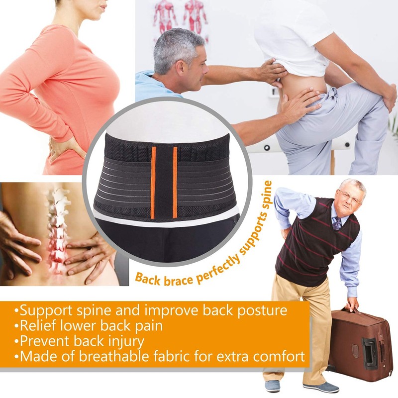TOROS GROUP MANUFACTURE Back Support Belt Back Strap with Stabilising