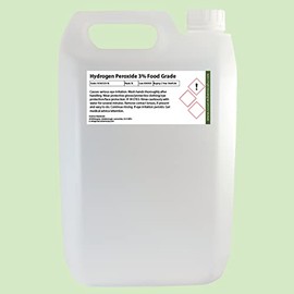 Hydrogen Peroxide (H2O2) 3% BP Food Grade 5 Litre (5L) Inc Courier Delivery 10 Vols