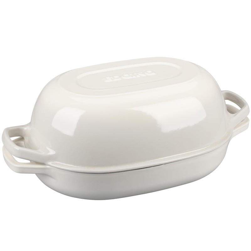 EDGING CASTING Enameled Cast Iron Dutch Oven Pot with Lid,