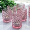 Woho 24pcs Pink Votive Candle Holders, Tealight Candle Holder for