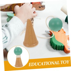 BESPORTBLE Kendama for Interesting Hand Exercise Skill Ball Wear Resistant Interactive for Hand Eye Coordination for All Ages and Group Fun