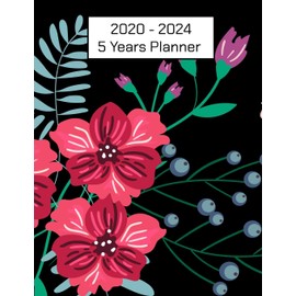 2020 - 2024 5 Years Planner: Five Year Planer Appointment Calendar, Business Planners, Agenda Schedule Organizer Logbook and Journal 8.5 x 11 inch