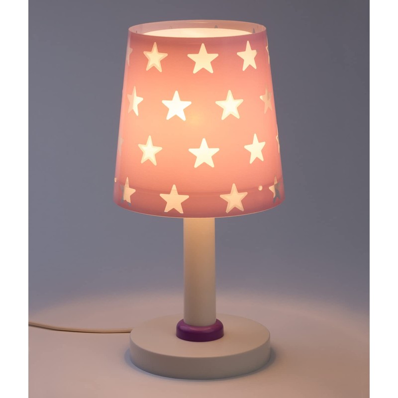 Dalber 81211L E14 Children's Table Lamp Bedside Lamp Star Mallow,