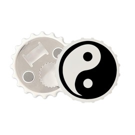 Ying Yang Magnetic Bottle Cap Opener Fridge Magnet Gift