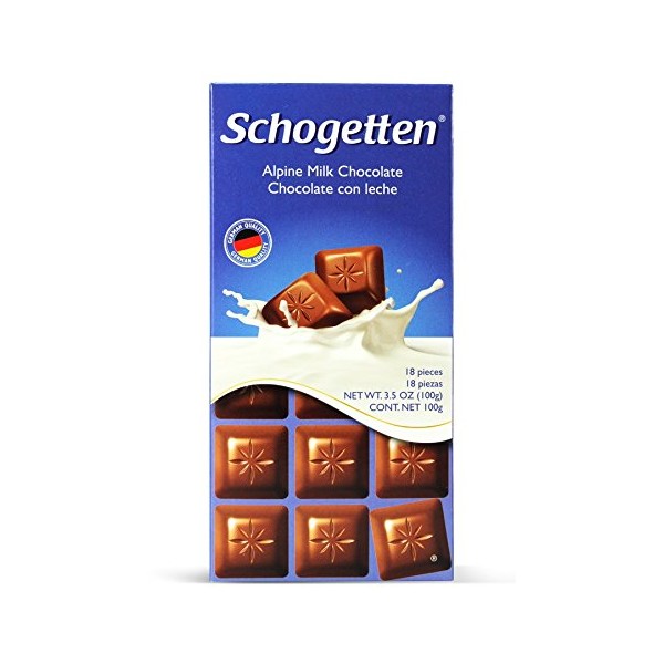 Schogetten, Alpine Milk Chocolate Bar 3.5oz (5 pcs)