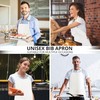 Utopia Kitchen 2 Pack Adjustable Bib Apron with 2 Pockets