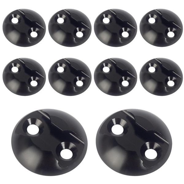 Alriedy Pack of 10 Airline Rail Lashing Plates, Aluminium Lashing