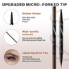 Eyebrow Pencil, Waterproof, Eyebrow Pencil, 2-in-1 Dual-Ended Eyebrow Pencil, 3D