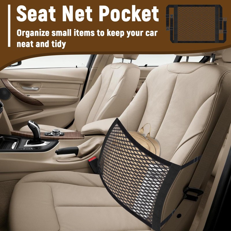 Front Seat Organizer, Car Seat Organizer, Double Layer Front Seats