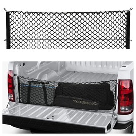 GTLM Car Luggage Net with High Elasticity & Tensile Strength, Universal Boot Net for Car, SUV, Truck, Ideal Car Net, Boot Car Accessories, Organise Many Items (XL: 125 x 40 cm)