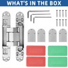 TamBee Outswing Hidden Door Hinges for Secret Door Secret Door