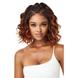 Outre Perfect Hair Line Synthetic 13x4 Faux Scalp Lace Front Wig - PATRICE (1 Jet Black)
