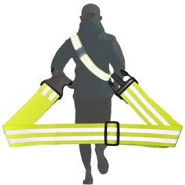 Moyo Reflective Taski Reflector Running (Walking Light Band for Night) Length 60cm-110cm Adjustable