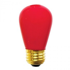 Halco BC1023 105334 - S14RED11C Standard Screw Base Colored Scoreboard Sign Light Bulb