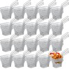 Maxdot 60 Pcs Mini Square Fry Basket with Handle Chrome
