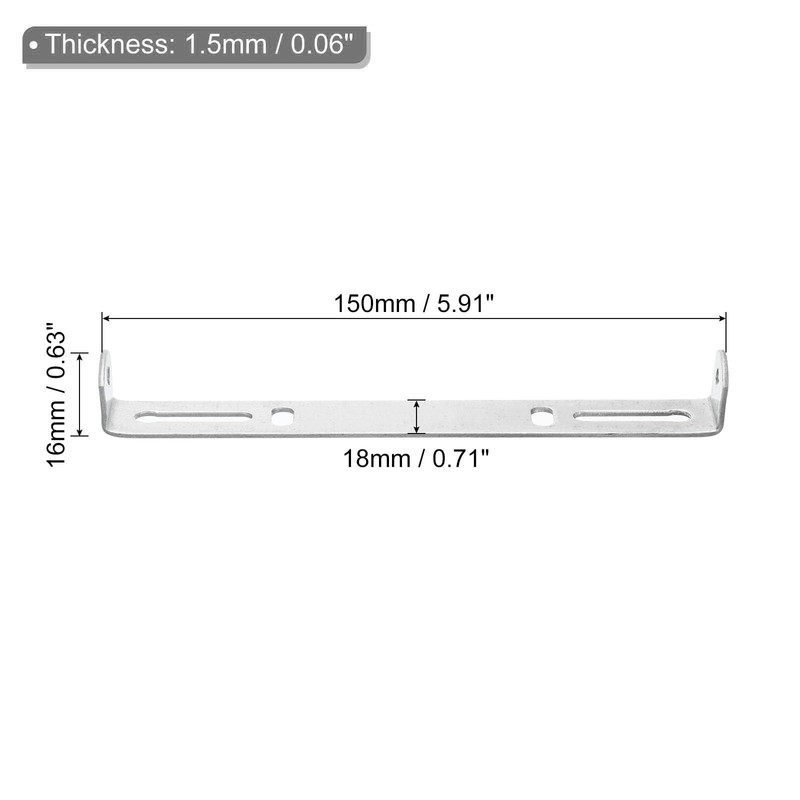TOP-VIGOR 2Sets Light Fixture Ceiling Bracket, 150x18x16mm Ceiling Light Plate