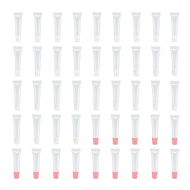 45Packs 10ML Lip gloss Empty Tubes Containers Cosmetic Lip Containers Clear Squeeze Lip Gloss Containers Refillable Soft Tubes for DIY Lip Gloss Balm & Travel Toiletries