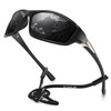 konqkin Polarised Sports Glasses, Men's Cycling Glasses, Women's Sunglasses, Men's