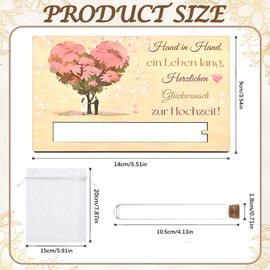 Ekukeon Test Tube Rainbow Wood (Wedding)