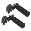 Pair of Motorcycle Foot Pegs Clamp Footrest Mount for 1in