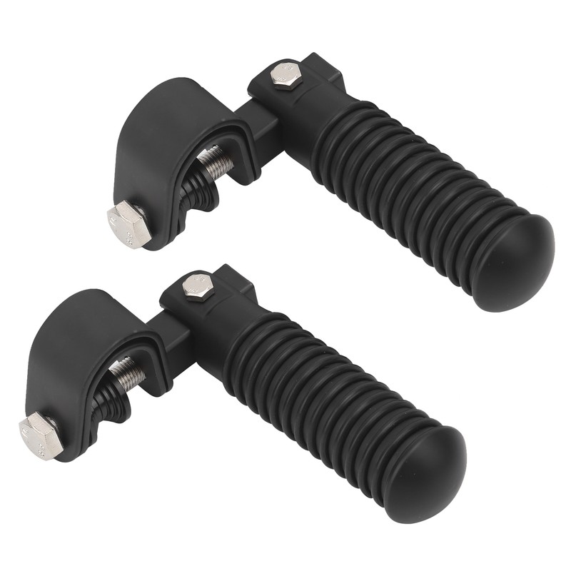 Pair of Motorcycle Foot Pegs Clamp Footrest Mount for 1in