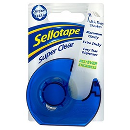 Sellotape Super Clear Tape 18mm x 15m