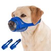 Dog Muzzle 2 Pack, Soft Mesh Breathable Muzzles for Small