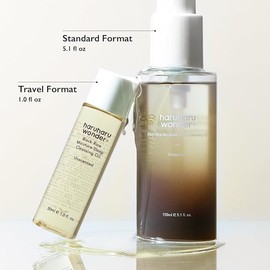 Innerest HARUHARU wonder Black Rice Moisture Cleansing Oil, Double Cleansing, Daily Makeup remover, Pore Oil Cleanser, Korean Skincare for sensitive, normal and Oily Skin, 5.1 fl oz
