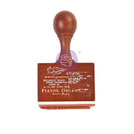 French Blue Collection Wooden Stamp - 1 pc, 2.25"x1.5" Stamp Size Rubber Stamp Scrapbook Supplies Material for Craft Notebooksdecoupage Album Journals Planners Art Journaling Bullet