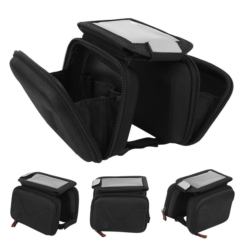 Bicycle Touching Screen Mobile Phone Bag EVA Anticollision Hard Shell
