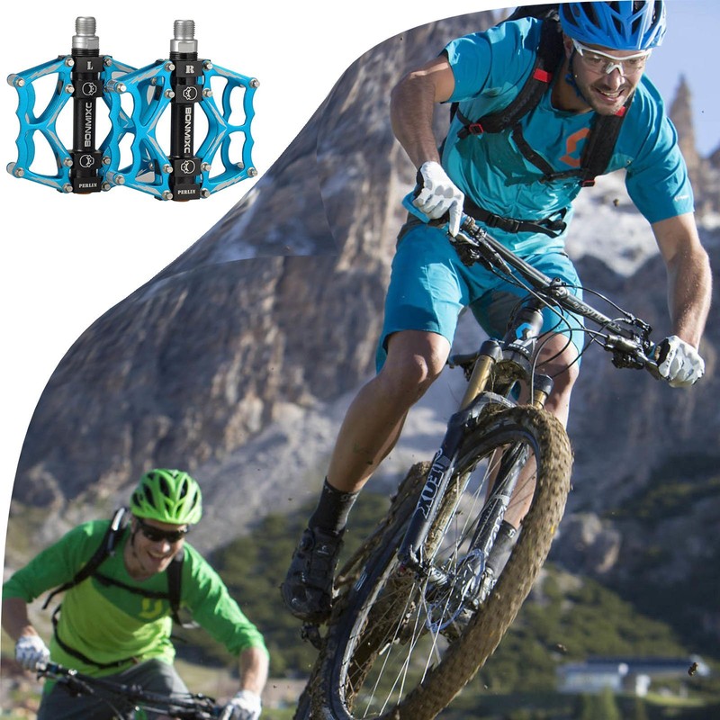 BONMIXC - Pedales de bicicleta de aleación de aluminio con