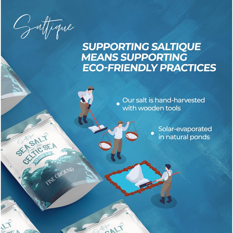 Saltique Celtic Sea Salt Fine Ground Organic From the Celtic