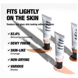Tfit Radiance Fit Serum Foundation Variantes Glow Saludable N00 Cream
