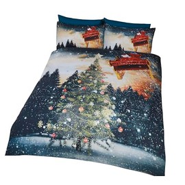 Rapport Home Northern Lights Duvet Set, Polyester-Cotton, Multi-Colour,2 pieces, Single