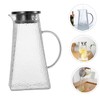 STOBAZA Portable Cold Water Kettle Household Glass Pitcher for Water