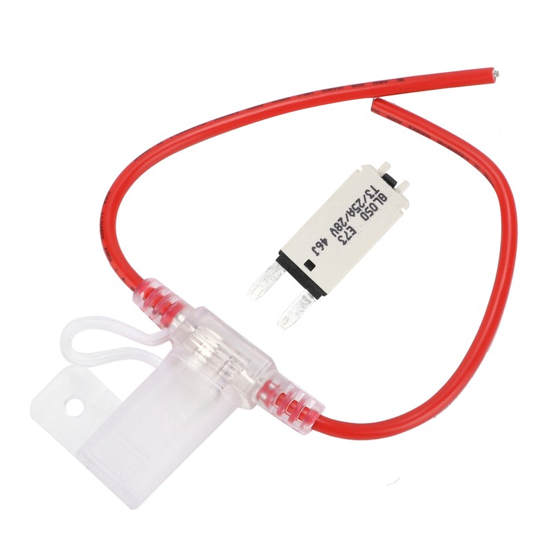 Fuse Holder with T3 Manual Reset Fuse Wire 25Amp 12AWG