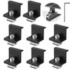 Mailfull Pack of 8 Solar Panel Brackets 30 mm PV