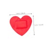 KICHOUSE 25pcs Heart Shape Dressing Waterproof for Outdoor Care Sensitive