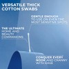 Q-tips Cotton Swabs 750 Count + Travel-Size 30 Count –