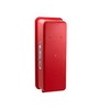 Red Surface-Mounted Fire Extinguisher Cabinet with Clear Pull-Cover for 2