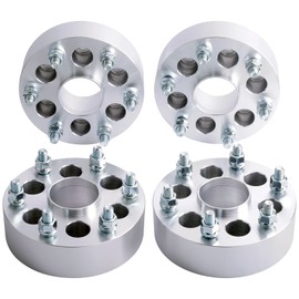 DCVAMOUS 4PC 6x4.5 to 6x5.5 Wheel Adapters 2 Inch with 12x1.25 Studs Compatible with Nissan 6 Lug 6x114.3 to 6x139.7 for 2005-2022 Frontier | 2005-2014 Pathfinder | 2005-2015 Xterra