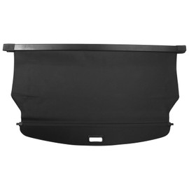 IKON MOTORSPORTS, Cargo Cover Compatible with 2021-2025 Jeep Grand Cherokee L 7 Seats 3 Row, OEM Style PVC & Aluminum Rod Black Security Rear Trunk Cover Security Retractable Shield