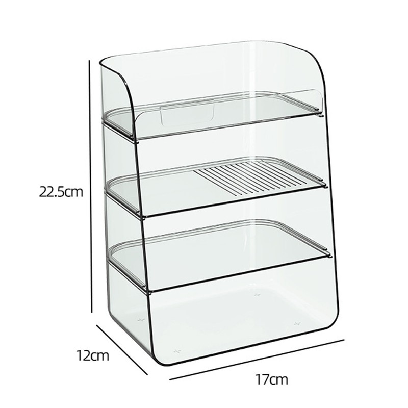 Cosmetic Shelf Light Luxury Multi Layer Makeup Shelf Bathroom Counter