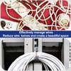 Gisafai 200 Pcs Cable Support J-Hook, 3/4 Inch Metal Garage