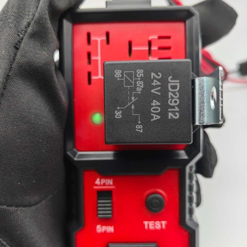 JD2912 24V Relay 40A SPST with Harness – 4-Pin Heavy